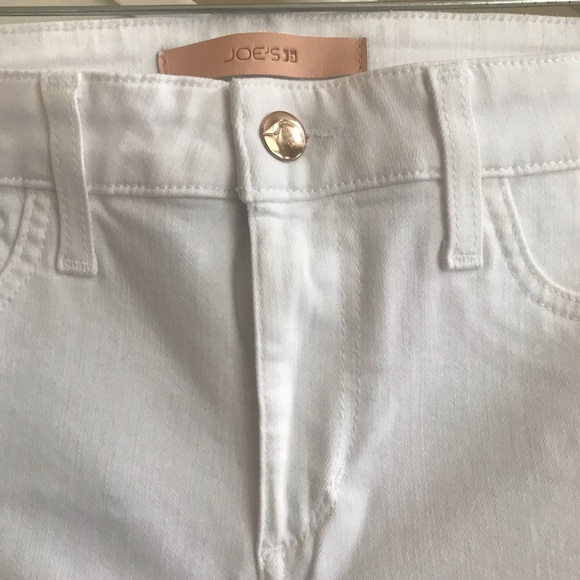 NWT Joe’s Jeans Flawless The Icon Mid Rise Skinny Crop Cuff Hennie White Size 29 - Picture 7 of 14